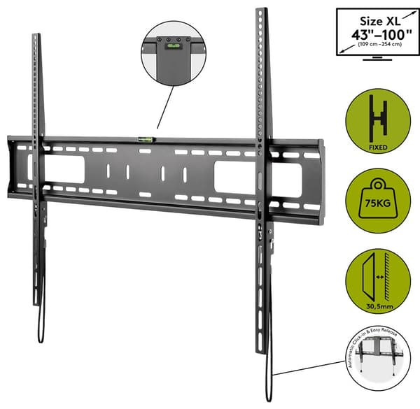 TV-veggfeste Pro FIXED (XL)