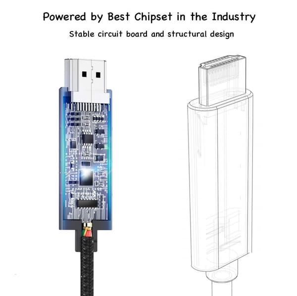USB-C-HDMI-kaapeli 4K - 2 metriä