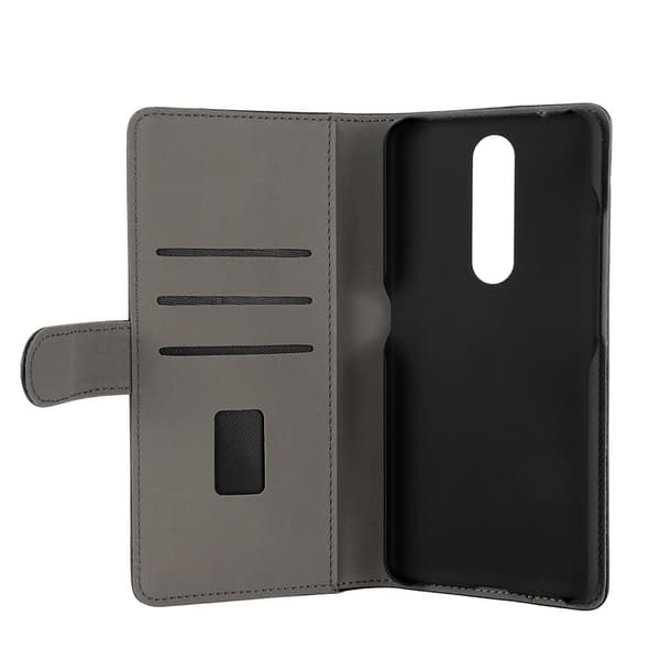 Lommebokdeksel Svart - Nokia 2.4