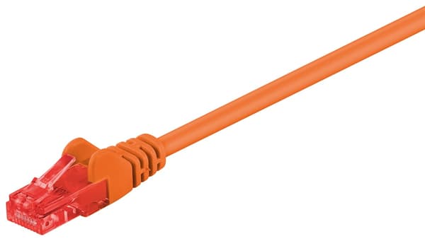CAT 6 patchkabel, U/UTP, oransje