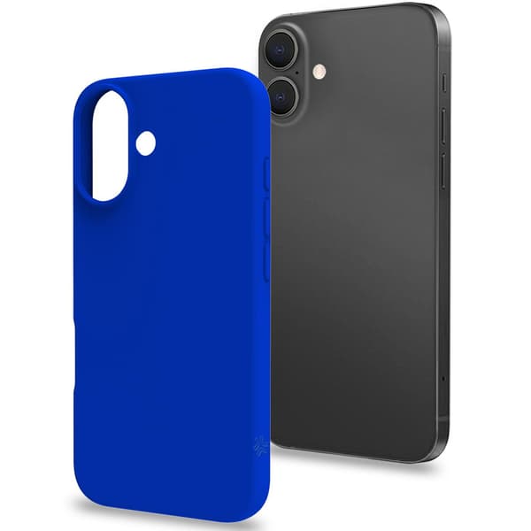 Cromo Soft gummi cover iPhone 16 Blue
