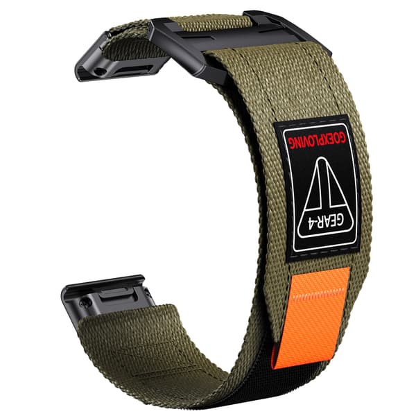 Quick Release 26mm Vævet Nylonrem til Garmin-ure Green