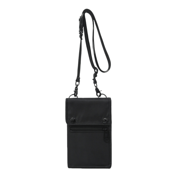 Letvægts telefontaske Black