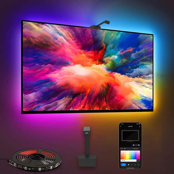 5M LED TV Baggrundsbelysningsstrip med USB og TV-controller