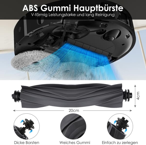 Tilbehørssett til Dreame X40 Ultra robotstøvsuger