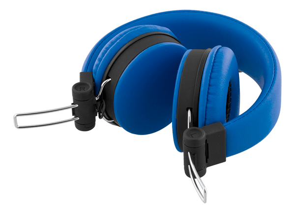 H300 Headphones with microphone, foldable, 3.5 mm, blue