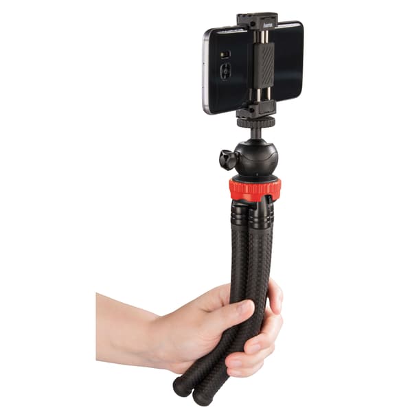 Bordsstativ Kamera, Smartphone & GoPro FlexPro 27 cm Röd
