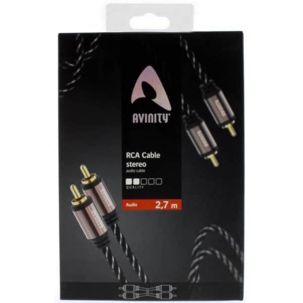 AVINITY CLASSIC-kabel 2 x RCA - 2 x RCA 2,7 m