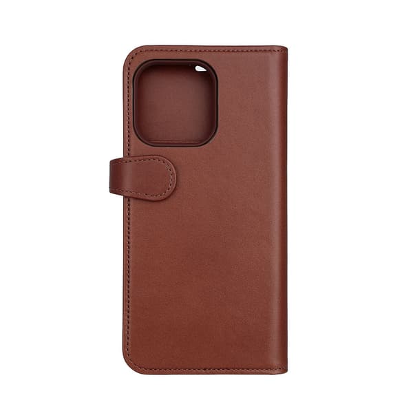 Wallet 2-i-1 3 Kort MagSeries Brun - iPhone 15 Pro Max