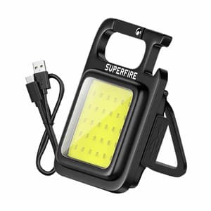 Taskulamppu Superfire MX16, 600lm, 500mAh, USB-C