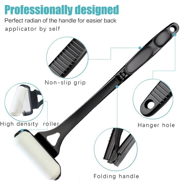 Sammenleggbar lotionapplikator Black