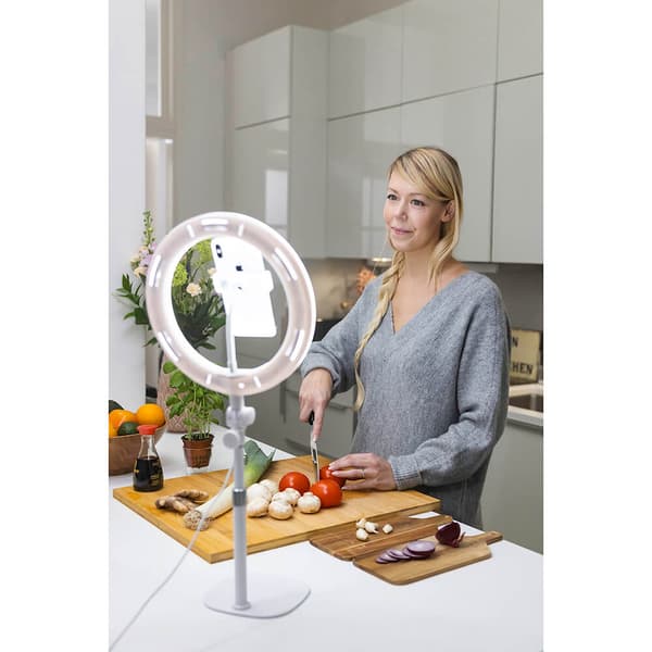 LED-Belysning Desk Ring Light 10"
