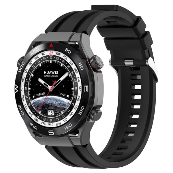 Klockarmband 22 mm med 2 storlekar Black