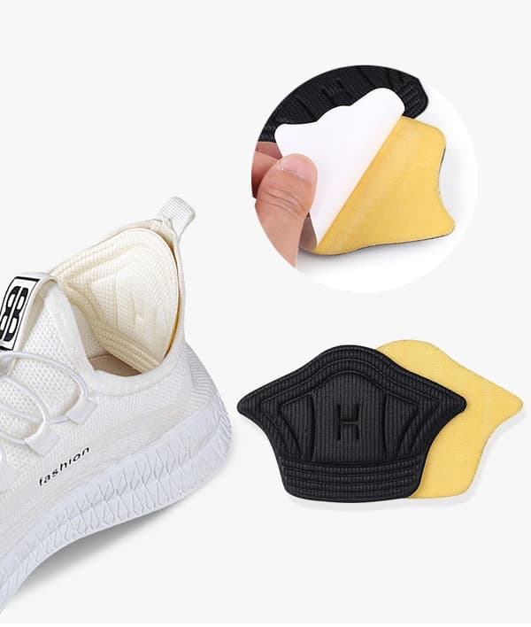 Laglapper for sko / skoinnlegg selvklebende Sort 4Pair