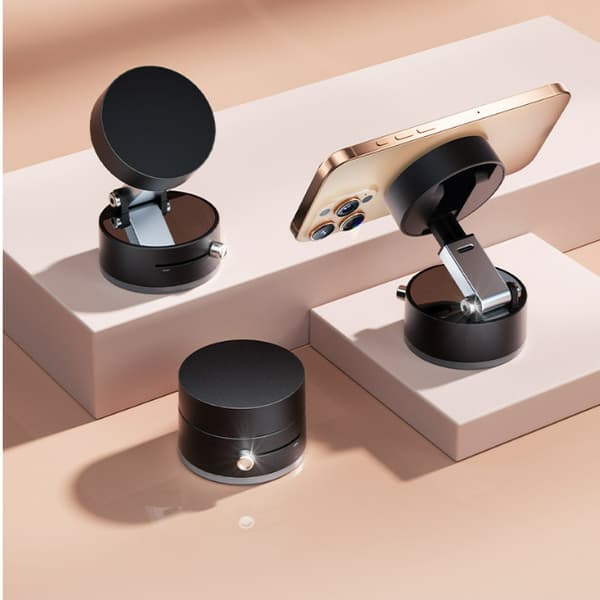 Magnetisk biltelefonholder med sammenleggbart stativ Black