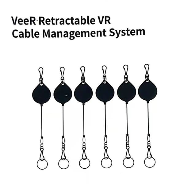VR Headset Kabelhåndtering Uttrekkbart Trinsesystem (6-pakning)