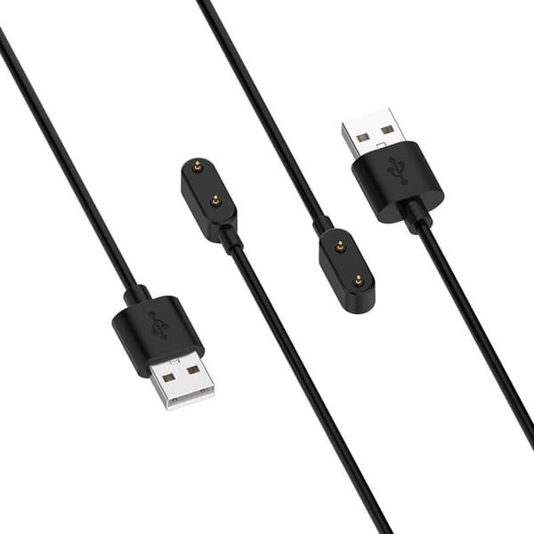 1M USB-A ladekabel med beskyttelsesbrikke Black