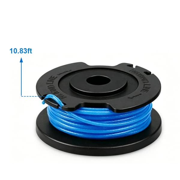 4-pack trimmerspole med trimmertråd för RYOBI trådtrimmer