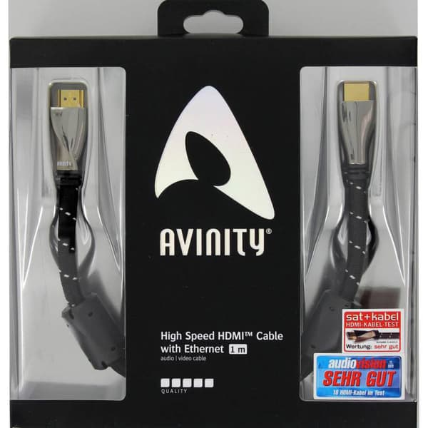 AVINITY HDMI Kabel 1 m Klasse 5 Gull