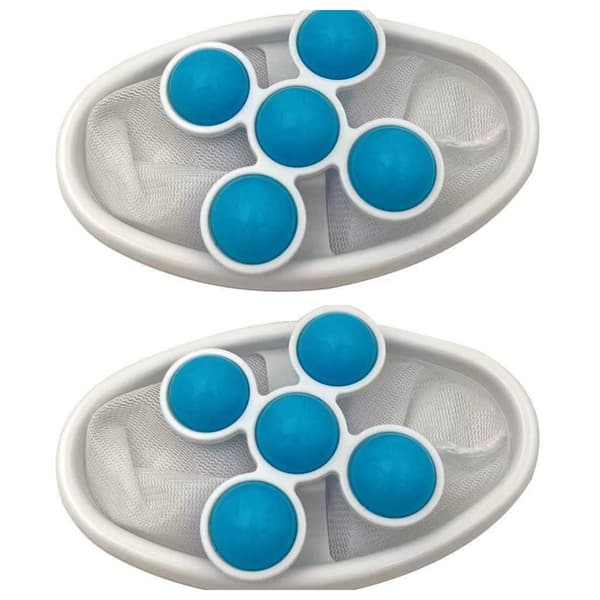 Vaskemaskin Flytende Lo Filter Hårfanger 2 Pakning Blue