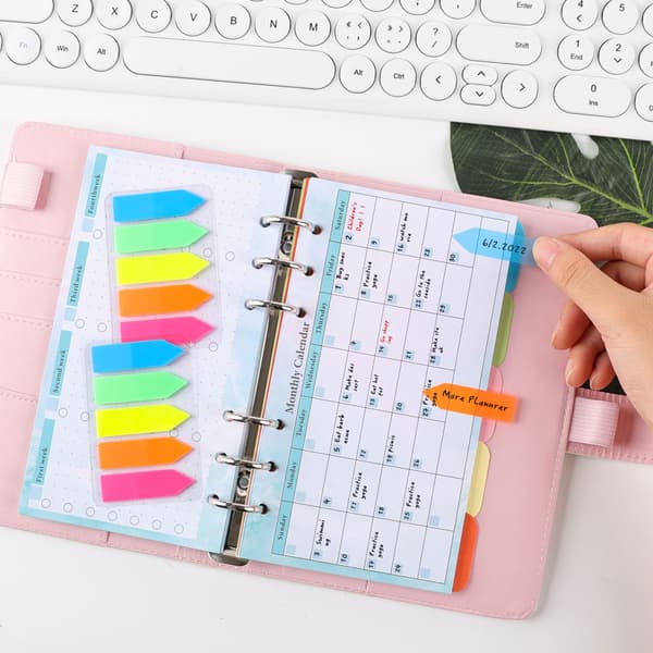 A6 Planner Inserts, Budget Binder Inserts with 7 Pockets, Financial Planner Refill Paper, Expense Tracker Inserts - Gradient