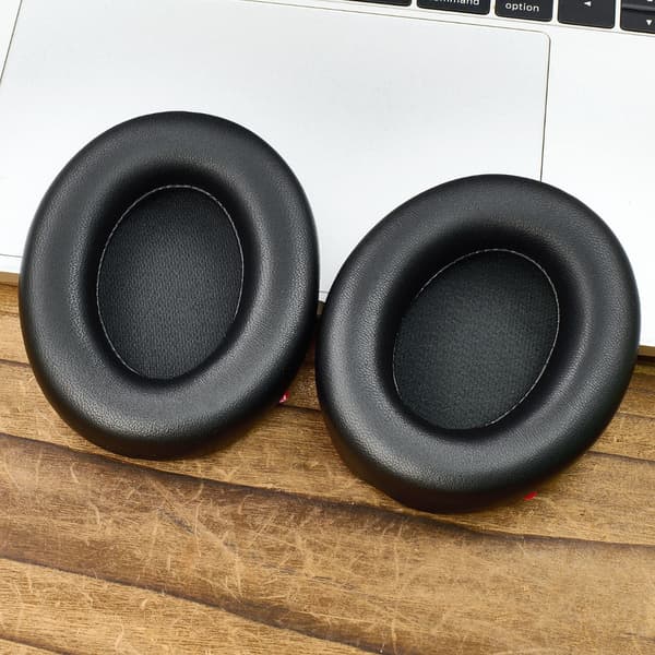 Saueskinns Øreputer Kompatibel med Beats Studio Pro - Premium Erstatningsputer - 2 Pakker Black