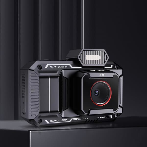 Fang minner med 4K digitalkamera Black