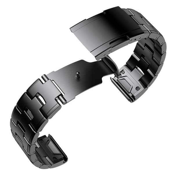 Garmin Quick Release Urrem - 22mm Titanium Sort