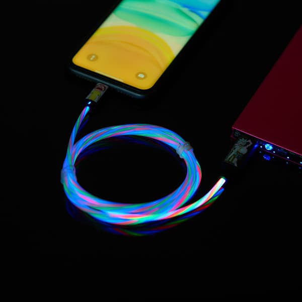 USB A - Lightning Light-Up 1,2m MFI Shock