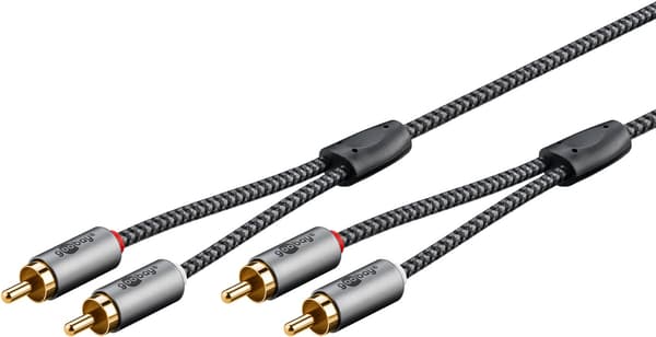 Stereo RCA-kabel, 5 m