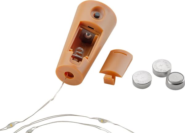 3 x 10 LED flaskelamper, inkl. Timer