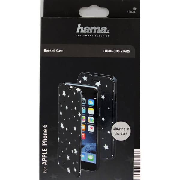 Mobilcover Lysende Sort - iPhone 6/6S