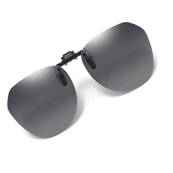 Polariserte Clip-on Solbriller med Etui Grey
