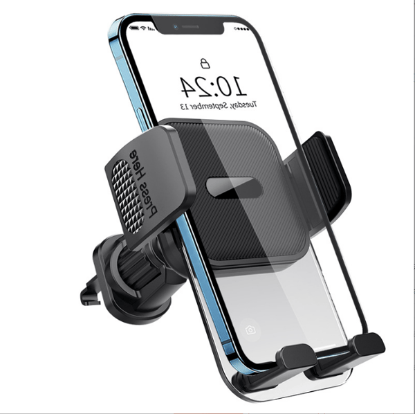 Mobilholder for dashbord og luftventil Grey