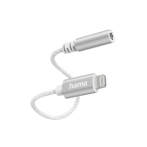 Audiosovitin Lightning - 3,5 mm Valkoinen