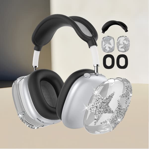 AirPods Max Skyddsfodral - Diamantstjärndesign Black