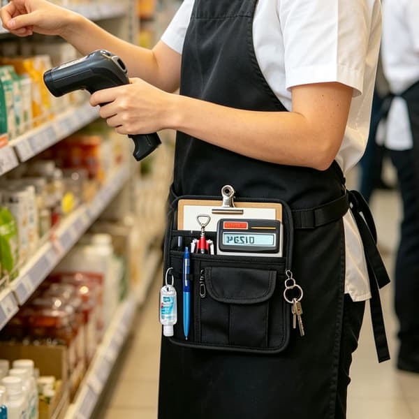 Bältesväska för servitörer - Midjeväska för restaurang Black