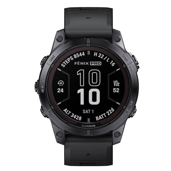 Stilfuld Quick Release Rem til Garmin Fenix 7X Pro Black