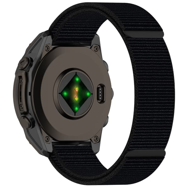 Nailonranneke Garminille, 22 mm Black