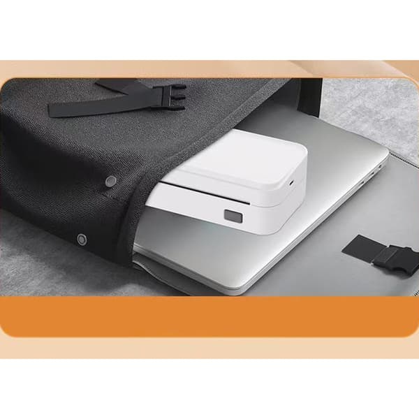 Smart Printer A4L – Bærbar termisk A4-printer, blæksfri direkte, Bluetooth, USB-C genopladelig, kompatibel med Android, iOS, Windows, macOS og Linux