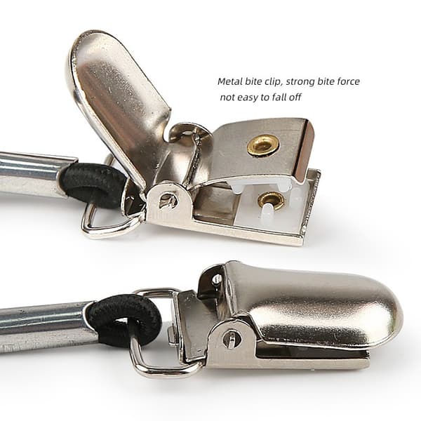 Dobbelthoved Klips (4 stk) - Justerbar Elastisk Linnedholder til Madrasser, Sofa og Mere