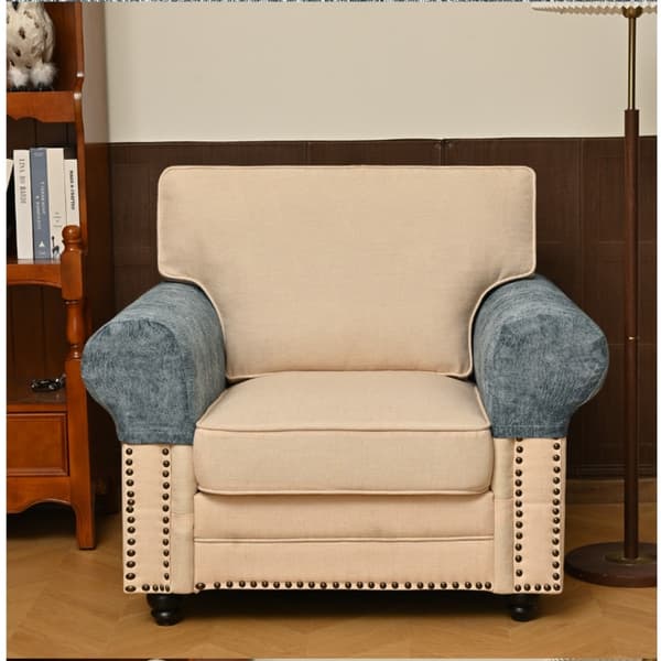 Elastiske, vanntette PU-armbeskyttere for sofa – Sklisikre møbelbeskyttere Grey