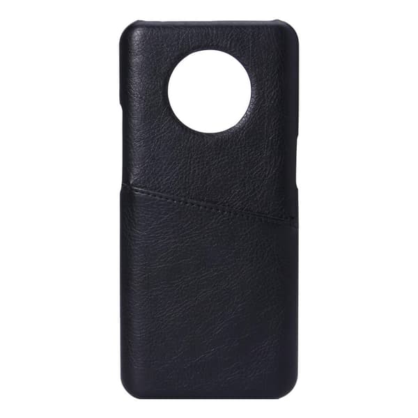 Mobilskal Läder Svart - Oneplus 7T