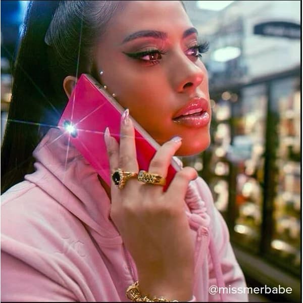 Mobilskal Neon Rosa  iPhone XS Max