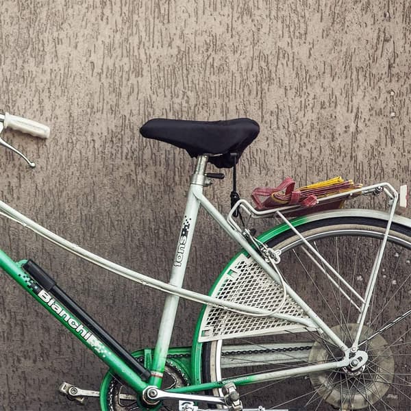 Vandtæt sadelbetræk til cykel Sort