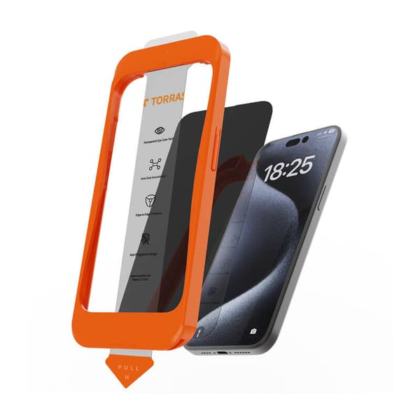 Torras Installer Master herdet glass for iPhone 16 Plus