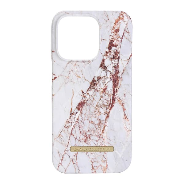 Mobildeksel iPhone 14 Pro White Rino Marble