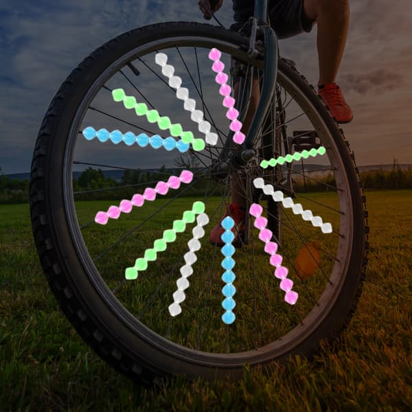 Ekerdekor / Självlysande Cykelpärlor - 36 pack