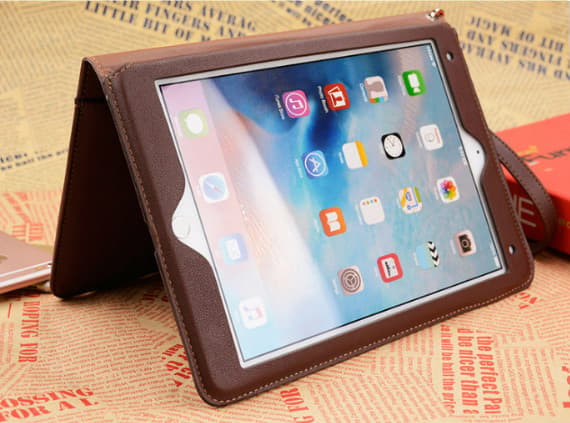Premium PU Læder Etui til iPad Pro 9.7 (2016) Brown