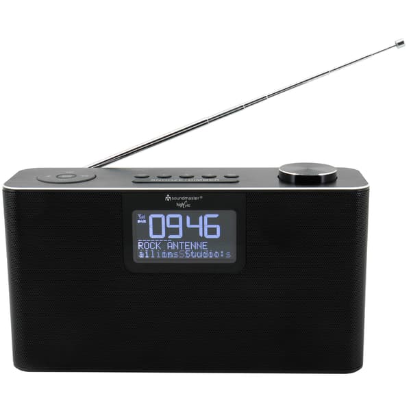 Radio FM DAB+ Bluetooth DAB700SW Svart